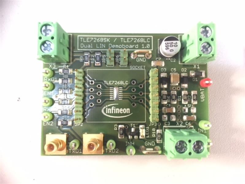 Infineon TLE7268 DUAL LIN BOARD Turkey