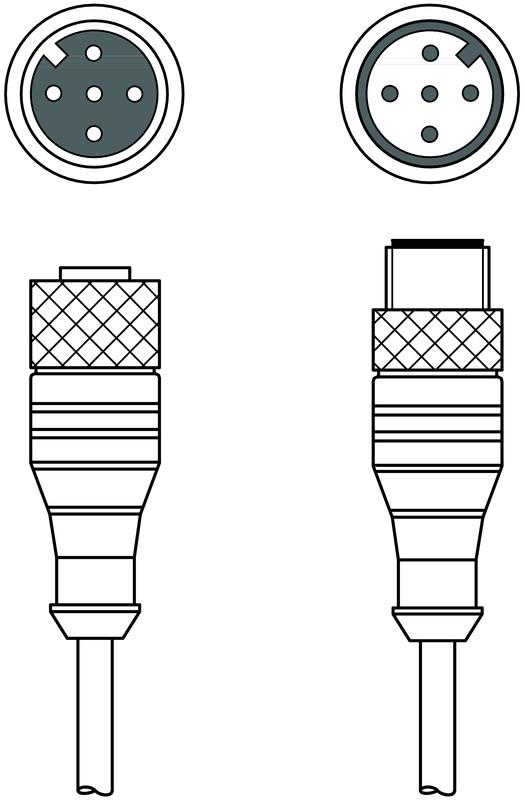 Leuze KDS U-M12-5A-M12-5A-V1-150 Interconnection cable Turkey