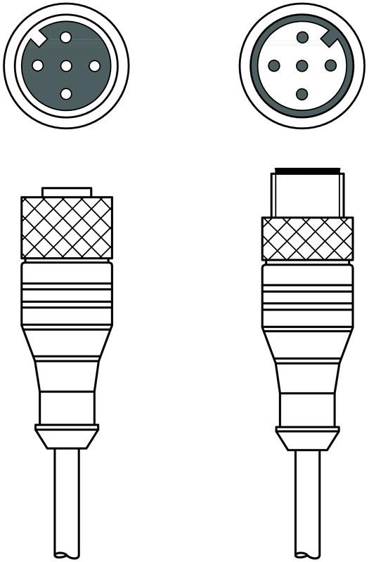 Leuze KDS S-M12-5A-M12-5A-P1-003 Interconnection cable Turkey