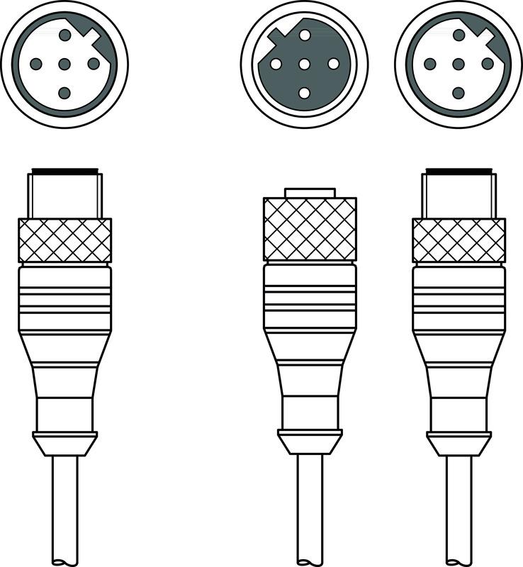 Leuze K-YPB M12A-5m-M12A-S-PUR Interconnection cable Turkey