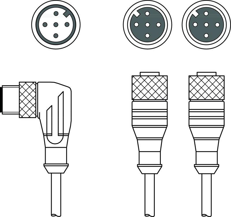 Leuze CB-M12-Y1A Interconnection cable Turkey