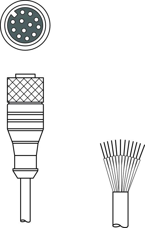 Leuze KD S-M12-CA-P1-250 Connection cable Turkey