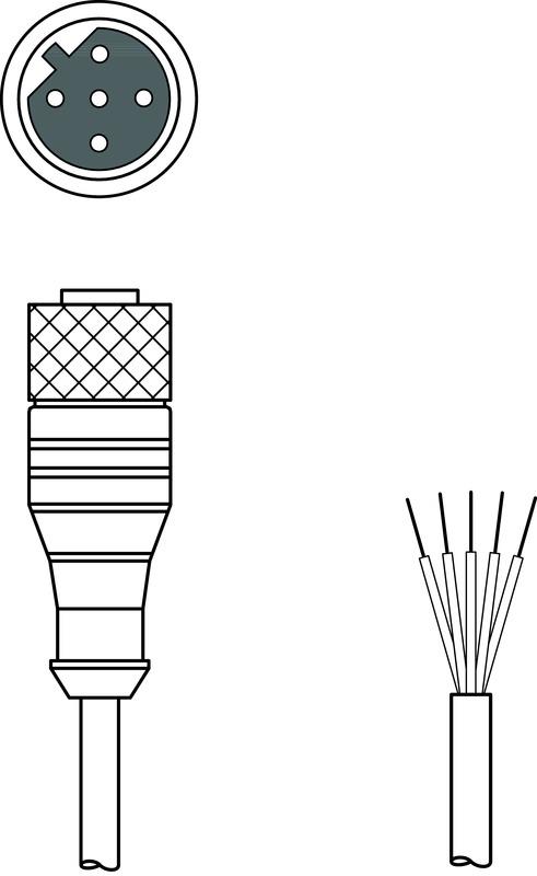 Leuze KB PB-15000-BA Interconnection cable Turkey