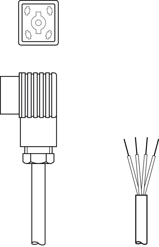 Leuze BK7 KB-092- 6000- 4 Connection cable Turkey