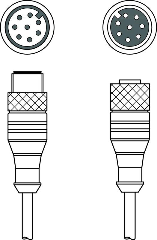 Leuze CB-M12-5000E-8TP Interconnection cable Turkey