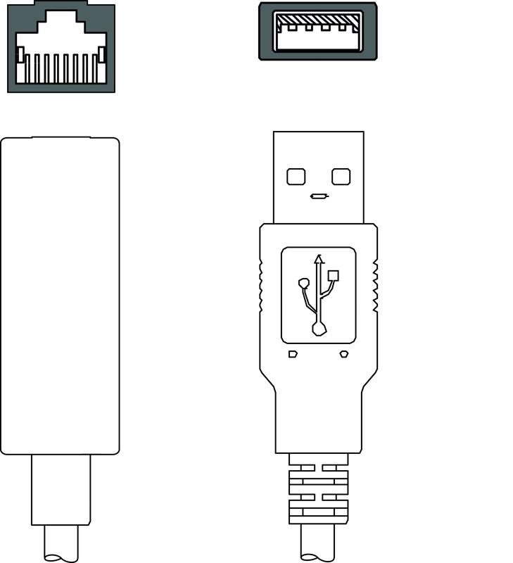 Leuze KDS ET-RJ45-A-USB3-A-P4-000 Adapter cable Turkey