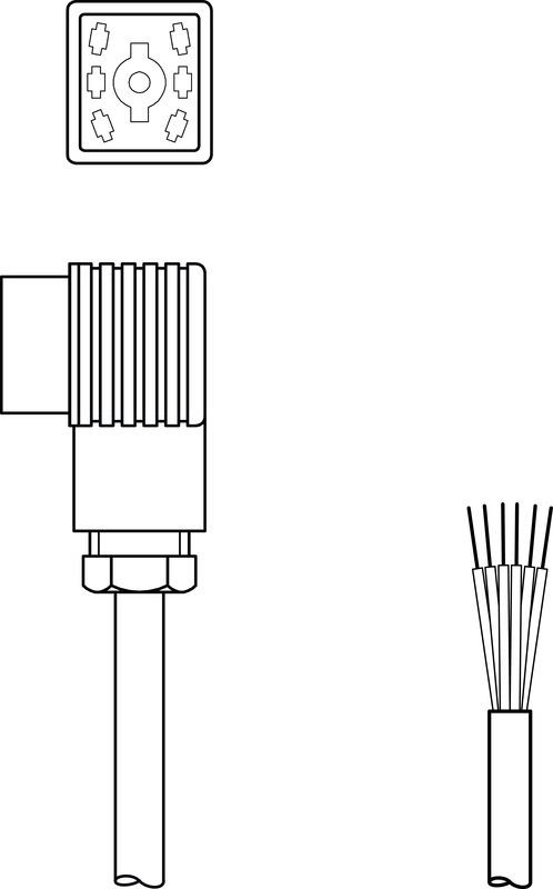 Leuze BK7 KB-092- 2000- 6 Connection cable Turkey