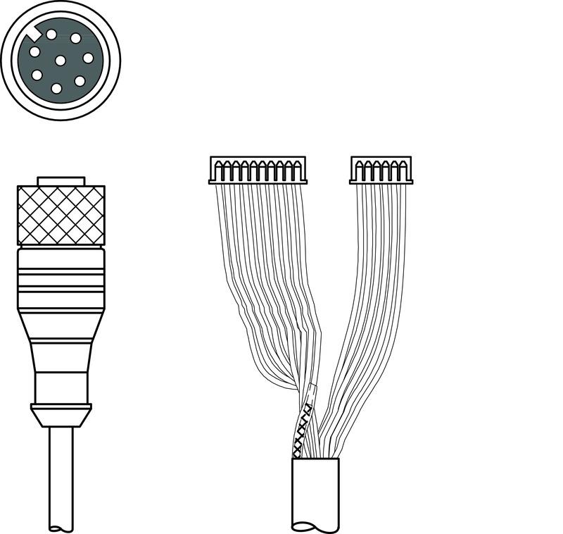 Leuze K-DS M12A-MA-8P-3m-S-PUR Interconnection cable Turkey