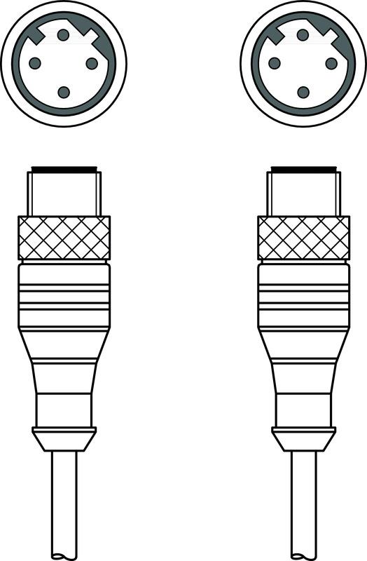 Leuze KSS ET-M12-4A-M12-4A-P7-010 Interconnection cable Turkey