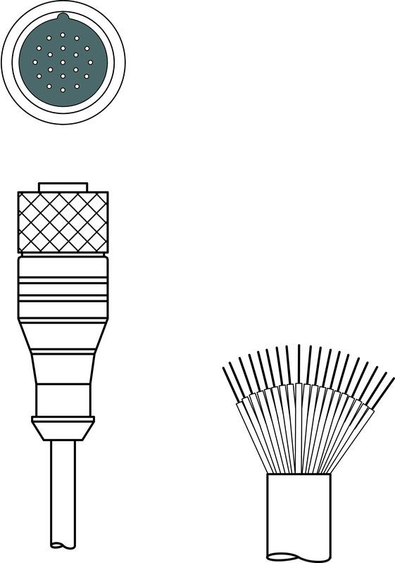 Leuze KD U-M23-JA-P1-100 Connection cable Turkey