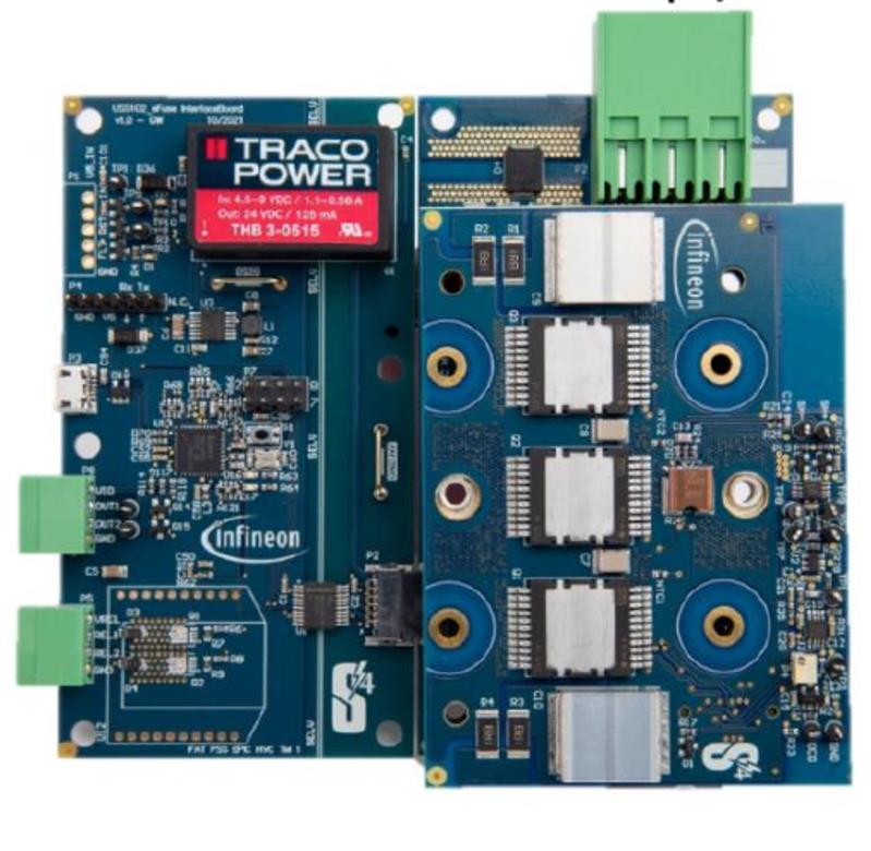 Infineon EVAL_EFUSE_POC_800V eFuse Evaluation Board for 1200V CoolSiC™ MOSFETs and EiceDRIVER™ Turkey