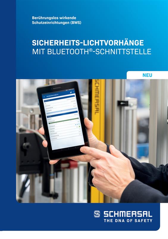 Schmersal Saftey light curtains with bluetooth interface Turkey