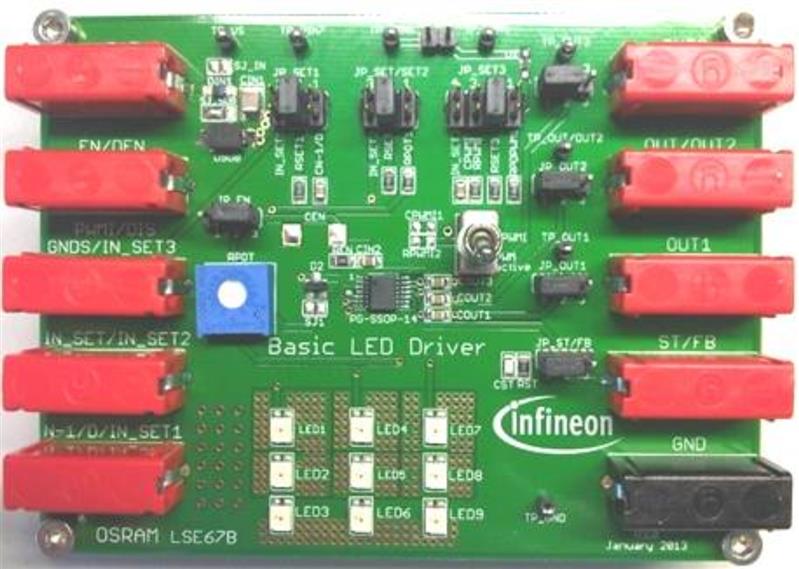 Infineon DEMOBOARD TLD1314EL Turkey