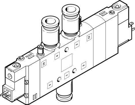 Festo CPE24-M1H-5/3BS-QS-10 Solenoid valve Turkey