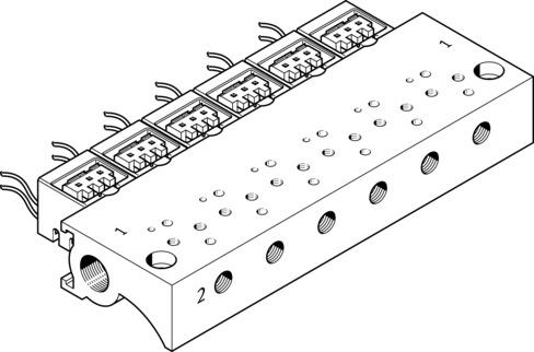 Festo MHA1-P6-2-M3-PI Manifold Turkey