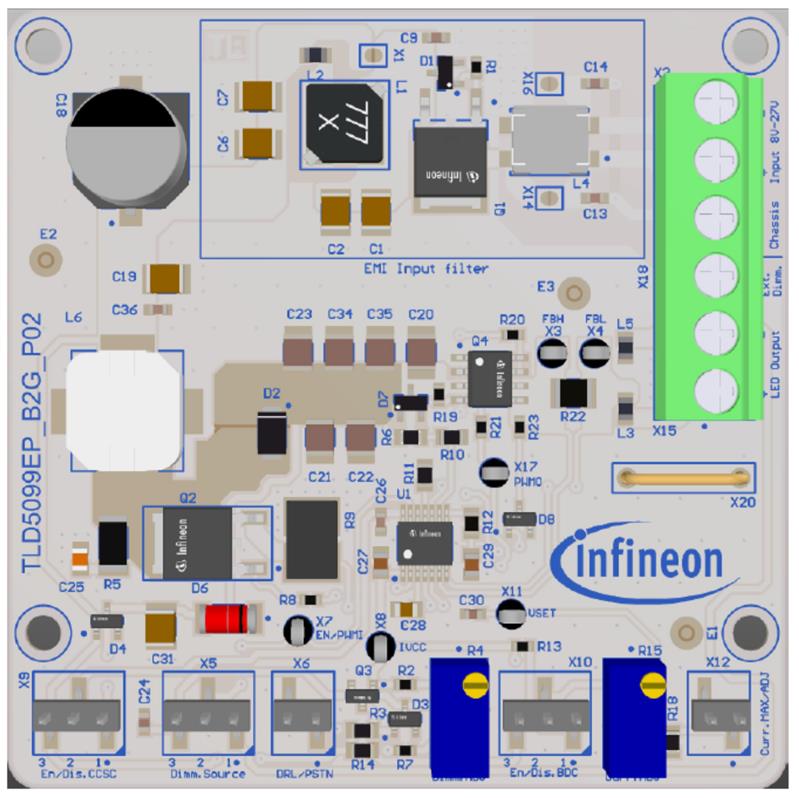 Infineon TLD5099EP_B2G EVALKIT Turkey