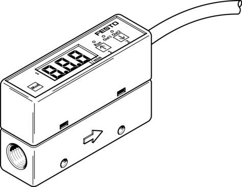 Festo SFE3-F500-L-W18-2PB-K1 Flow sensor Turkey