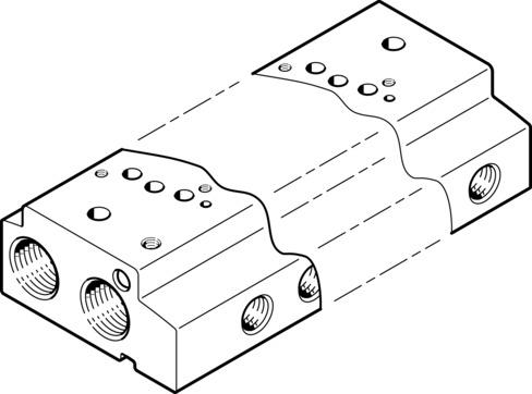 Festo VABM-C7-12W-G18-9 Manifold rail Turkey