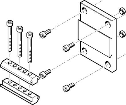 Festo DHAA-D-L-40-H2 Adapter kit Turkey