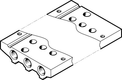Festo VABM-L1-10AS-M5-12 Manifold rail Turkey