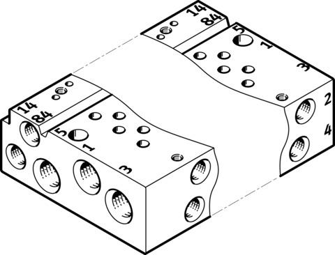 Festo VABM-L1-10AW-M7-3 Manifold rail Turkey