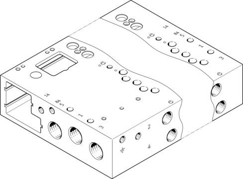 Festo VABM-L1-14W-G14-4-GR Manifold rail Turkey