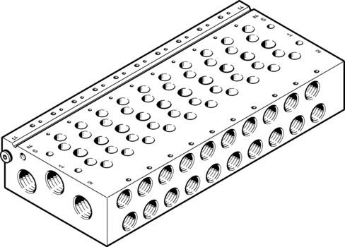 Festo VABM-L1-18W-G38-2 Manifold rail Turkey