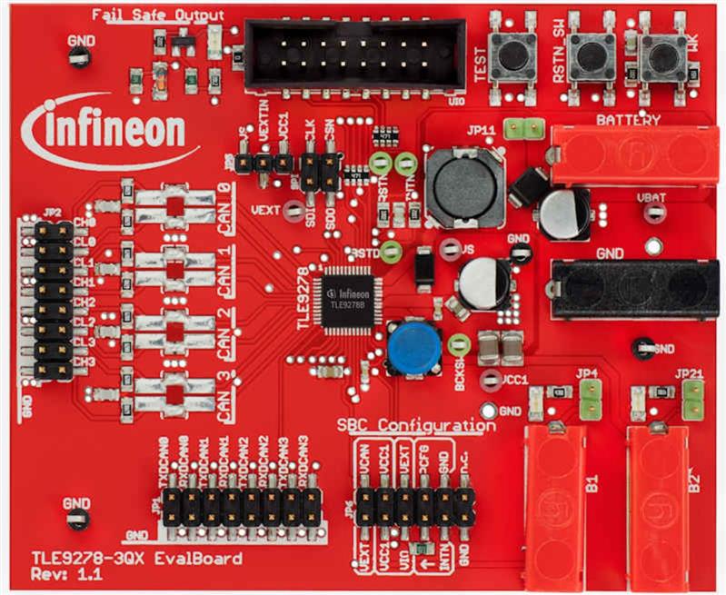 Infineon MULTI-CAN SBC V33 BOARD Turkey