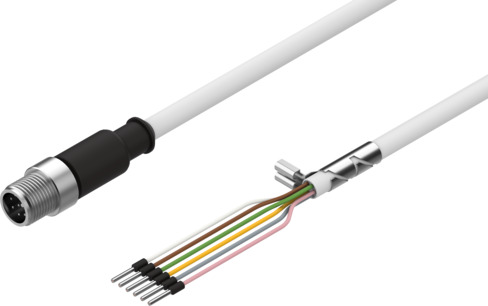 Festo NEBM-SM12G8-E-2.5-Q5-LE6 Motor cable Turkey