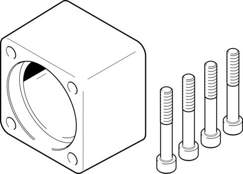 Festo EAMK-A-D80-77A Coupling housing Turkey