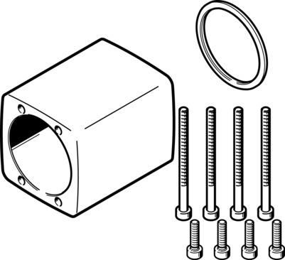 Festo EAMK-A-D32-35A-40P Coupling housing Turkey