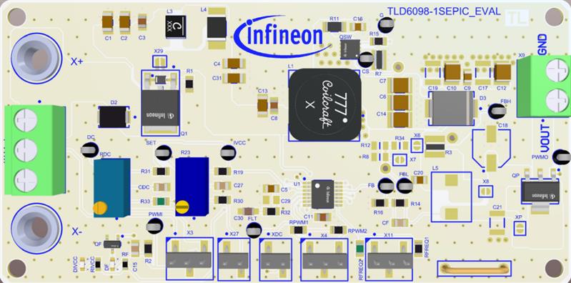Infineon TLD6098-1SEPIC_EVAL Turkey
