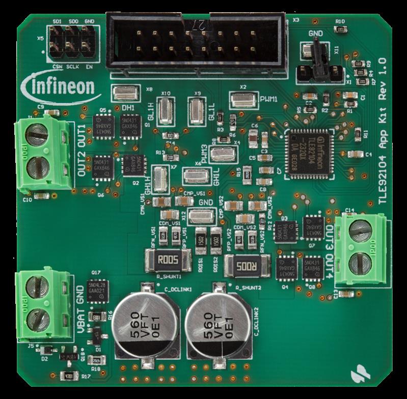 Infineon TLE92104-23QX APPKIT Turkey