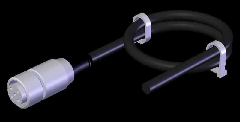 Euchner C-M12F05-05X050PU05,0-GA-073461 Connecting cable with straight plug connector M12, 5-pin, 5 m Turkey