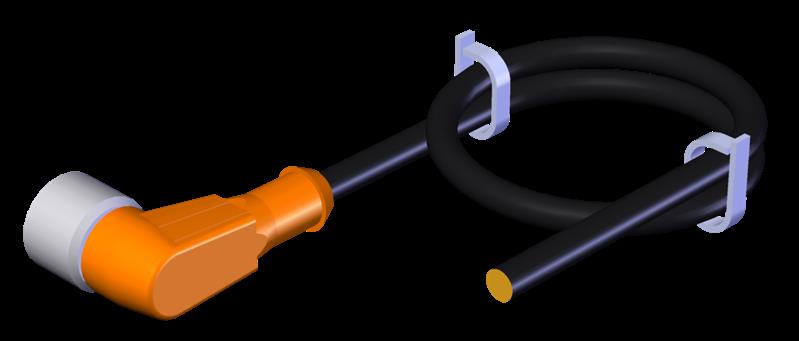 Euchner C-M12F05-05X050PU05,0-GA-073462 Connecting cable with angled plug connector M12, 5-pin, 5 m Turkey