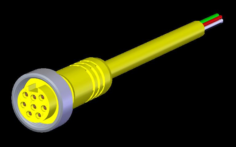 Euchner C-MINF08-08X1,0PV12,1-MA-100942 Connecting cable with plug connector MR8, 8-pin, 121 m Turkey