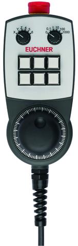Euchner HBM-111711 Hand-held pendant station HBM, EMERGENCY STOP device, pushbutton, selector switch, handwheel Turkey