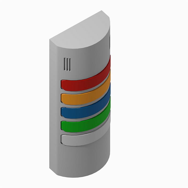 Allen Bradley 855W-G10L7L3L6L5L4P1 855W 120V AC Wall Mount Signal Light Turkey