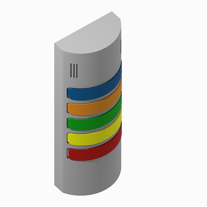 Allen Bradley 855W-G10Y4Y8Y3Y5Y6P1 855W 120V AC Wall Mount Signal Light Turkey