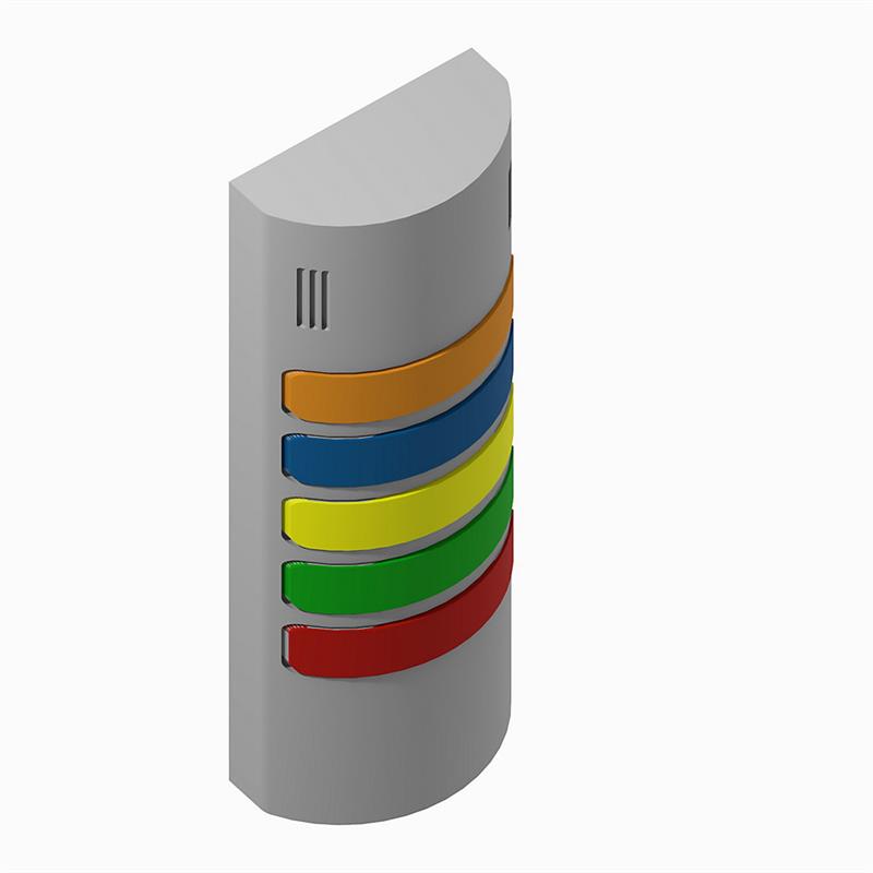 Allen Bradley 855W-G24L4L3L8L6L5P1 855W 24V AC/DC Wall Mount Signal Light Turkey