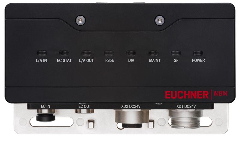 Euchner MBM-EC-S4-MLI-3B-163291 Bus module MBM-EC (M12 connection, D-coded, Power 7/8