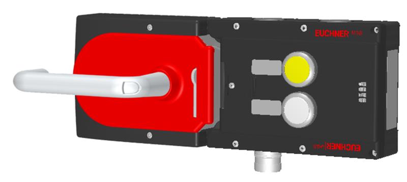 Euchner MGB-L0H-ARA-L-124259 Interlocking set MGB-L0H-ARA, with 2 pushbuttons, incl label carrier, RC18 Turkey
