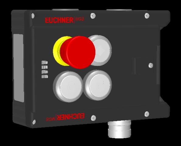 Euchner MGB-L1-APA-AP5A1-S1-R-121376 Locking module MGB-L1-APA (guard locking by spring force) with 3 pushbuttons, emergency stop, RC18 Turkey