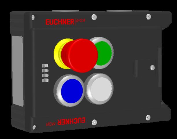 Euchner MGB-L1-ARA-AI9A1-M-117228 Locking module MGB-L1-ARA, (guard locking by spring force) with 3 pushbuttons, emergency stop Turkey