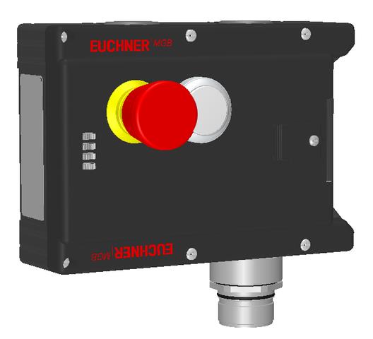 Euchner MGB-L1-ARA-AL3A1-S6-R-157963 Locking module MGB-L1-ARA, (guard locking by spring force) with 1 pushbutton, emergency stop, RC26 Turkey