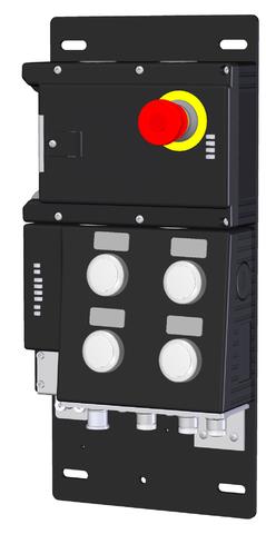 Euchner MGB-L1B-EIA-L-136390 Locking module MGB-L1-EI (guard locking by spring force) with 4 pushbuttons, emergency stop Turkey