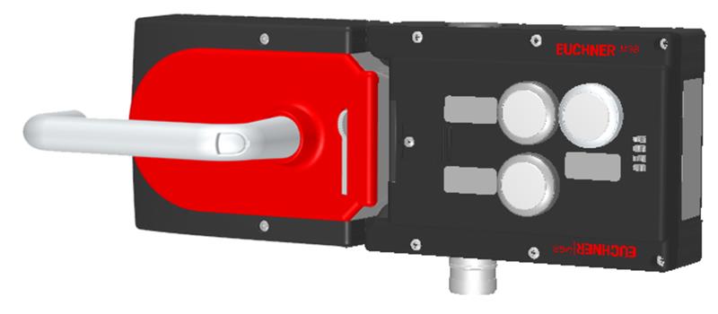 Euchner MGB-L1H-ARA-L-110871 Locking set MGB-L1H-ARA (guard locking by spring force) with 3 pushbuttons, incl label carrier, RC18 Turkey