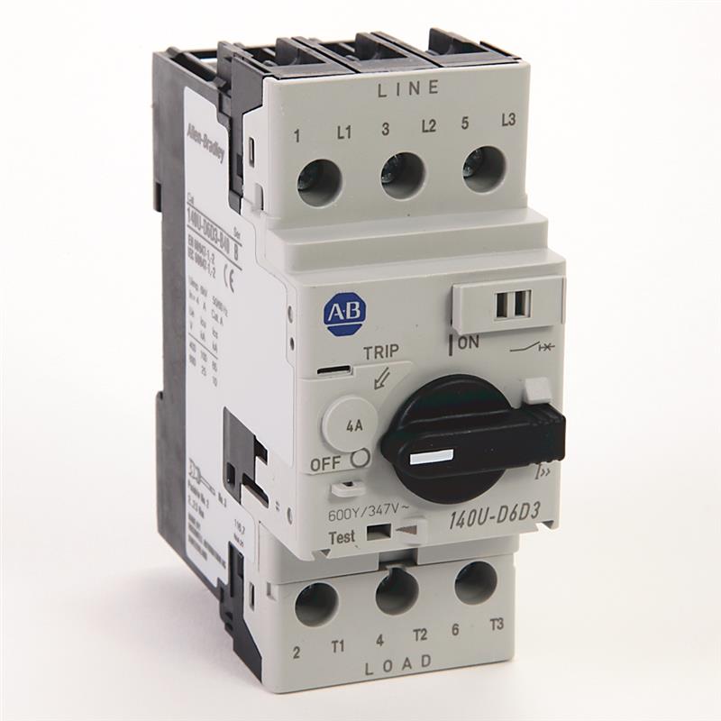 Allen Bradley 140U-D6D3-B40 Circuit Breaker 3-Pole 4 A UL 489 Turkey