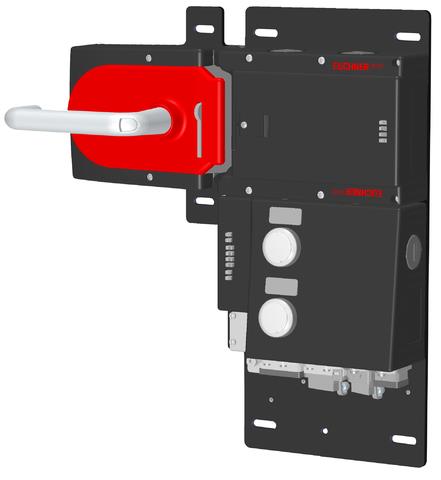 Euchner MGB-L1HB-PNA-L-121834 Locking set MGB-L1-PN (guard locking by spring force) with 2 control elements, push-pull plug Turkey