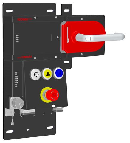 Euchner MGB-L1HB-PNC-R-117021 Locking set MGB-L1-PN (guard locking by spring force) with 4 control elements, push-pull plug, RC12 Turkey